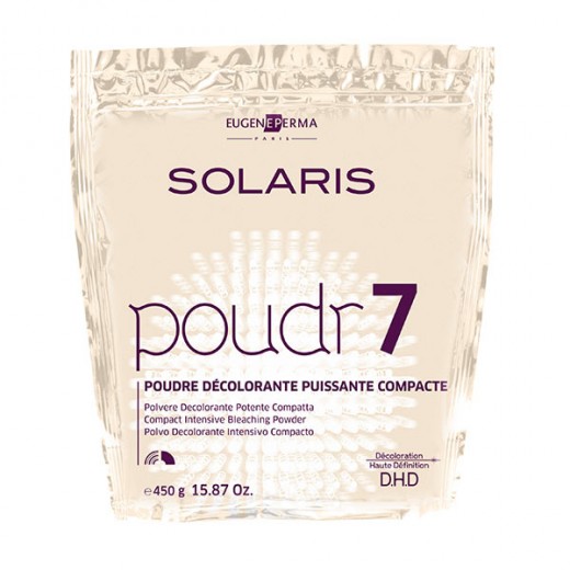 Poudre décolorante 7 solaris compacte bleue 450gr Poudre décolorante 7 solaris compacte bleue 450gr