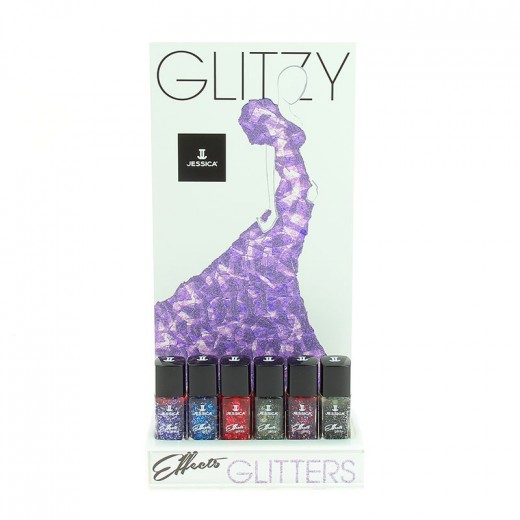 Jessica Presentoir de 12 vernis Effects glitzy, Présentoir produits Jessica Presentoir de 12 vernis Effects glitzy, Présentoir produits
