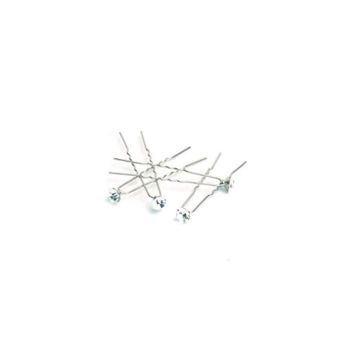 Queen Pam Epingles strass transparent x4 Cristal, Ornement Queen Pam Epingles strass transparent x4 Cristal, Ornement