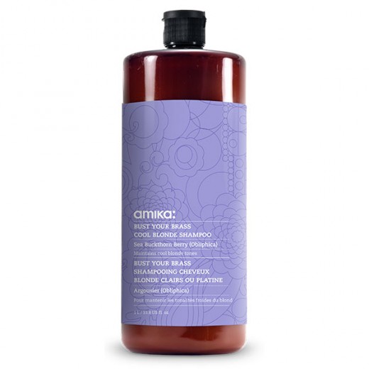 Shampooing déjaunisseur Bust Your Brass Amika 1000 ml Shampooing déjaunisseur Bust Your Brass Amika 1000 ml