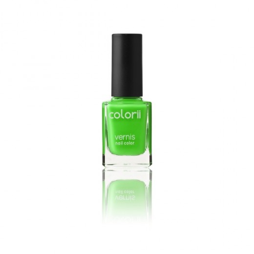 Colorii Vernis à ongles fluo Green 11ML, Vernis à ongles couleur Colorii Vernis à ongles fluo Green 11ML, Vernis à ongles couleur