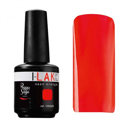 Vernis semi-permanent i-lak neon orange peggy sage 15ml Vernis semi-permanent i-lak neon orange peggy sage 15ml
