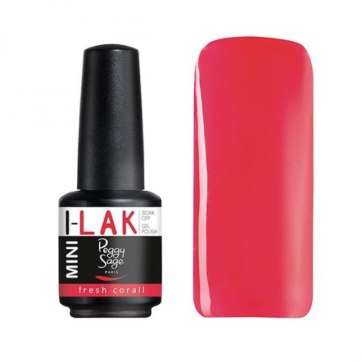 Vernis semi-permanent i-lak mini fresh corail peggy sage 9ml Vernis semi-permanent i-lak mini fresh corail peggy sage 9ml