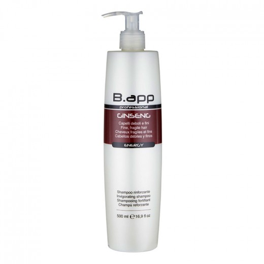 B-App Shampooing fortifiant Energy 500ML, Shampoing traitant B-App Shampooing fortifiant Energy 500ML, Shampoing traitant