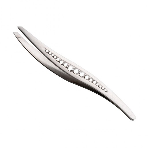 Pince à épiler strass argent peggy sage Pince à épiler strass argent peggy sage