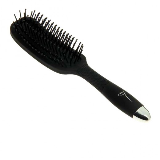 7eme élément Brosse démêlante Paddle Noir mat, Brosse démêlante 7eme élément Brosse démêlante Paddle Noir mat, Brosse démêlante