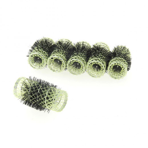 Coiffeo Rouleaux mise en plis 32mm x6 Jaune, Rouleaux à mise en plis Coiffeo Rouleaux mise en plis 32mm x6 Jaune, Rouleaux à mise en plis