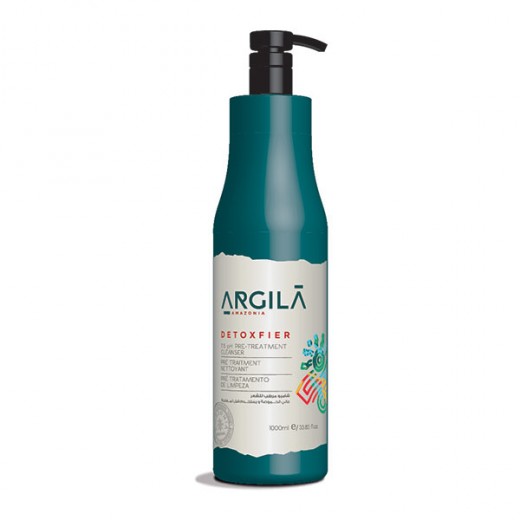 Argila Amazonia Pré-traitement nettoyant Argila 1000ML, Shampoing clarifiant Argila Amazonia Pré-traitement nettoyant Argila 1000ML, Shampoing clarifiant