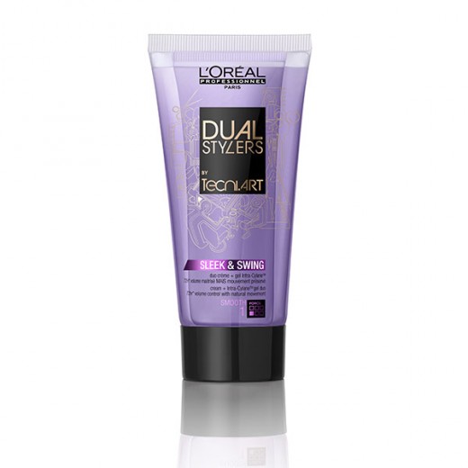 L'Oréal Professionnel Crème de lissage Sleek and swing Dual styler Tecni.art 150ML, Crème cheveux L'Oréal Professionnel Crème de lissage Sleek and swing Dual styler Tecni.art 150ML, Crème cheveux